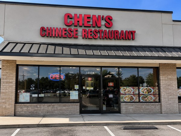 Chen's Restaurant exterior at The Shoppes At Rivers Bend, Chester, VA